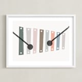 "Xylo" - Art Print in Brahms by Maja Cunningham - Framed