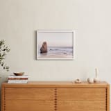 "Malibu View No. 2" - Art Print in coastal blush by Kamala Nahas - In a Room