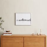 "Chicago Skyline" - Art Print in Charcoal by Paul Berthelot - In a Room