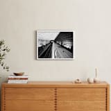 "DC subway fast track" - Art Print in rustic black by Van Tsao - In a Room