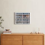 "Urban Palette - Smoky Eyes" - Art Print in Blue Grey by lulu and isabelle - In a Room