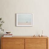 "Tower 13" - Art Print in Sky Blue by Three Kisses Studio - In a Room
