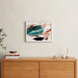 "Don't Rush Me" - Art Print in Teal by Lauren Packard - In a Room