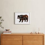 "Bear Body" - Art Print in Chestnut by Sarah Fitzgerald - In a Room