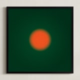 "Sun in the dust. Variations 4" - Art Print in Vintage green by Arash Fattahi Acosta - Framed