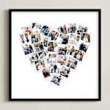 "Framed Photo: Heart Snapshot" - Framed Photo in White by Minted - Framed