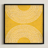 "sunrise sunset" - Art Print in Sunshine by Kerry Doyle - Framed