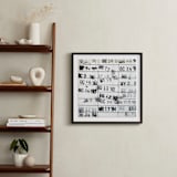 "Date Due" - Art Print in Ivory by ALICIA BOCK - In a Room