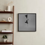 "Softly" - Art Print in Smoke by Mallory Morrison - In a Room