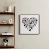 "Framed Photo: Filter Heart Snapshot Mix®" - Framed Photo in Blush by Minted - In a Room