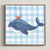 "Sea Friends 1" - Art Print in Sea by Teju Reval - Framed Canvas