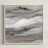"Warm Gold II" - Art Print in Warm Gold by Teodora Guererra - Framed Canvas