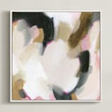 "Lush Composition" - Art Print in Deep Forest by Melanie Severin - Framed Canvas