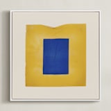 "Taking Shape Bright 2" - Art Print in Rectangle With Me by Kamala Nahas - Framed Canvas
