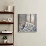 "You're Always Invited" - Art Print in Lavender Gray by Khara Ledonne - In a Room