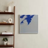 "Leaf Shadows II" - Art Print in Indigo by Katie Analise - In a Room