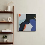 "Urban Flow 3" - Art Print in Blue Jewels by Eunmee Studio - In a Room