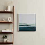 "Pacific Seascape" - Art Print in mint green by Caryn Owen - In a Room