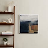 "Reaching Sky" - Art Print in Indigo & Sky by Michelle Lee - In a Room