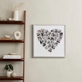 "Filter Heart Snapshot Mix® Photo Art" - Framed Photo in Blush by Minted - In a Room