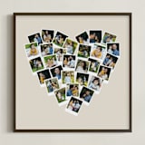"Heart Snapshot Mix® Hues Photo Art" - Framed Photo in Warm Grey by Minted - Framed