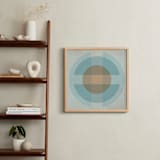 "Aperture" - Art Print in Taupe by Jennifer Morehead - In a Room