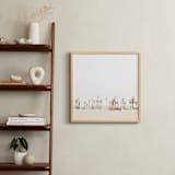 "Stormy Palms" - Art Print in warm storm by Kamala Nahas - In a Room
