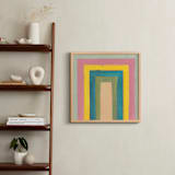 "Rainbow Twist" - Art Print in Sky by Lindsay Megahed - In a Room