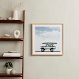 "Wild river" - Art Print in Denim by Maja Cunningham - In a Room