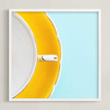 "A Necessary Luxury" - Art Print in Sunshine by Sheila Corcoran - Framed