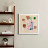 "Vase Study" - Art Print in Hot Pink by Lindsay Megahed - In a Room