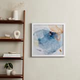 "Ebb and Flow" - Art Print in Blue Grey by Arohika Verma - In a Room