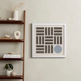 "Ki Ni Maru" - Art Print in Espresso by Yohaku Oshima - In a Room