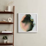 "Organism 1b" - Art Print in Salomon Teal on Gray by Marta Spendowska - In a Room