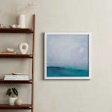 "Distant Island Pier" - Art Print in Soft Water by Julia Contacessi - In a Room