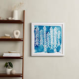 "Northern Flow 2" - Art Print in Turquoise by Kerry Doyle - In a Room