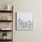 "drift" - Art Print in white by Naomi Ernest - In a Room