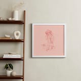 "vaporeux deux" - Art Print in blush by Ramnik Velji - In a Room