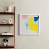 "Sometimes I Wish Beginnings Were Ends" - Art Print in Yellow by Jaime Derringer - In a Room