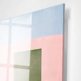 "Playground II" - Art Print in Blush by Kamala Nahas - Close-up