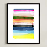 "Desert Island " - Art Print in multi by Kat Roberts - Framed