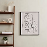 "Connected" - Art Print in Blush by Creo Study - In a Room