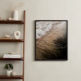 "Black Sand I" - Art Print in Onyx by Karly Rose Sahr - In a Room