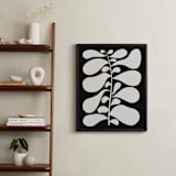 "Black Plant II" - Art Print in Chalkboard Black by Alisa Galitsyna - In a Room