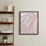 "Soft Palm Top" - Art Print in blush pink by Owl and Toad - In a Room