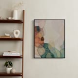 "Echoes I" - Art Print in Rust by Wendy Keller - In a Room