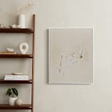 "Spring Abstract Diptych II" - Art Print in Cream by Caryn Owen - In a Room