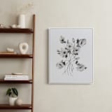 "Greyscale Poppies" - Art Print in greyscale by Shannon Kirsten - In a Room