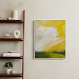"Western Dawn" - Art Print in Cadmium Yellow by Stephanie Goos Johnson - In a Room