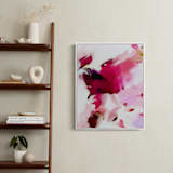 "By the window I" - Art Print in Shades of Pink by Parima Studio - In a Room